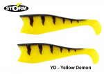 Mink&scaron;tas kūnas masalo Storm WildEye Giant Jigging Shad 18cm YD Yellow Demon 18 cm