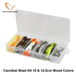 Masalų rinkinys Savage Gear Cannibal Shad Kit 10cm/12,5cm 36vnt BLT i&scaron;siuntimas 1-3 d.