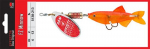 Sukriukė DAM Effzett Spinner Minnow Red Glitter 13 g