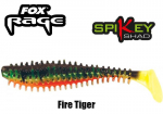 Mink&scaron;tas masalas Fox Rage SPIKEY SHAD Fire Tiger 6 cm
