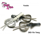 Masalas Crazy Fish Nimble 1.6"(4cm) Yin Yang Kalmaro