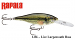 Rapala vobleris Shad Rap SR07RSL 7 cm, 8 g LBL - Live Largemouth Bass 7 cm