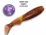 Mink&scaron;tas masalas Crazy Fish Dainty 85mm 32-Dark beer 8.5 cm