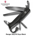 &Scaron;veicari&scaron;kas peilis Victorinox Ranger Grip 55 ONYX juodas MLP i&scaron;siuntimas 9 d.