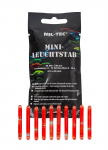 Mil-tec Lightstick Mini 4 cm Raudona 10 vnt TLT i&scaron;siuntimas 2-4 d.