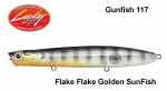 Vobleris Lucky Craft Gunfish 117 Flake Flake Golden Sun Fish 11.7 cm