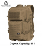 Pentagon Tac Maven Assault Laser Cut Large 51 l kuprinė Coyote MLP i&scaron;siuntimas 9 d.