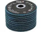 &Scaron;lifavimo diskas lapelinis | ZIRCONIUM | P80 | 125X22mm | 10 vnt (YT-833002)