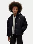 Calvin Klein Žieminė striukė Teddy LVCKFJM19G Juoda Regular Fit