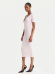 Elisabetta Franchi Trikotažinė suknelė AM-53S-51E2 Rožinė Slim Fit