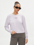 Tommy Jeans Džemperis Essential Logo DW0DW18143 Violetinė Regular Fit