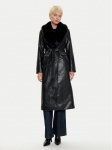 MICHAEL Michael Kors Dirbtinės odos paltas 77B1402M52 Juoda Regular Fit
