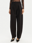 JACQUEMUS Medžiaginės kelnės Le Pantalon Ovalo 24E241PA0791718 990 Juoda Regular Fit