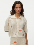 Vero Moda Kardiganas Esmey 10350991 Kreminė Regular Fit