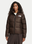 The North Face Pūkinė striukė 1996 Retro Nuptse NF0A3XEO Tamsiai ruda Regular Fit