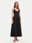 STAUD Vasarinė suknelė Dena R24S2109PO Juoda Slim Fit