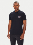 Tommy Hilfiger Polo mar&scaron;kinėliai Flag MW0MW39836 Tamsiai mėlyna Regular Fit