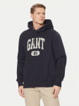 Gant Džemperis 49 Arch Graphic 2044009 Tamsiai mėlyna Regular Fit