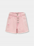 Kids ONLY Džinsiniai &scaron;ortai Petra 15321867 Rožinė Regular Fit 164
