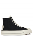 Converse Sportbačiai Chuck Taylor All Star Lift Platform Crafted Laces A12552C Juoda