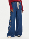 Munthe Džinsai Obey 252141025203 Mėlyna Wide Leg