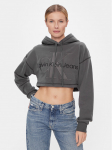 Calvin Klein Jeans Džemperis Hero Monologo Short Hoodie J20J222540 Pilka Regular Fit