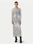 Noisy May Kokteilinė suknelė Lucia 27031914 Sidabrinė Regular Fit