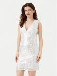 YAS Kokteilinė suknelė Olga 26036725 Sidabrinė Regular Fit 38