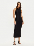 Guess Trikotažinė suknelė W4YK0J KCDE0 Juoda Slim Fit