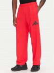 adidas Sportinės kelnės Essentials JF3601 Raudona Loose Fit