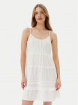 Vero Moda Vasarinė suknelė Pretty 10325236 Balta Regular Fit