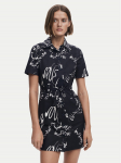 Desigual Mar&scaron;kinių tipo suknelė 25SWVW38 Juoda Regular Fit