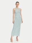 Guess Kokteilinė suknelė W5GK66 KCT80 Žydra Slim Fit