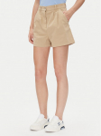 Tommy Jeans Medžiaginiai &scaron;ortai Claire DW0DW21643 Smėlio Regular Fit