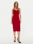 Rinascimento Kokteilinė suknelė CFC0019703002 Raudona Slim Fit