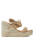 Manebi Espadrilės Hamptons Two Braided Bands Wedge Espadrilles M 1.1 WE Smėlio