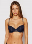 Tommy Hilfiger Pusiau dengta (balcony bra) liemenėlė UW0UW02420 Tamsiai mėlyna 75D