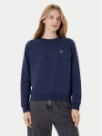 Tommy Jeans Džemperis Fleece DW0DW09227 Tamsiai mėlyna Regular Fit