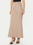 Guess Maksi sijonas W5RD51 WE0L0 Smėlio Regular Fit