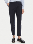 Weekend Max Mara Medžiaginės kelnės Canon 2525136171 Tamsiai mėlyna Slim Fit