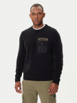 Aeronautica Militare Megztinis 252MA1573UL00539 Juoda Regular Fit