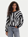 Vero Moda Megztinis Siljeanimal 10330808 Balta Regular Fit