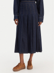 Weekend Max Mara Džinsinis sijonas Ovale 2615101071 Tamsiai mėlyna Regular Fit