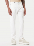 HUGO Džinsai 50556632 Balta Regular Fit