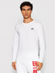 Alpha Industries Mar&scaron;kinėliai ilgomis rankovėmis Basic Small Logo 198517 Balta Regular Fit