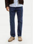 Jack & Jones Medžiaginės kelnės Clark Finn 12293328 Tamsiai mėlyna Regular Fit