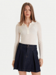 Lacoste Megztinis AF4006 &Eacute;cru Slim Fit