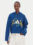 adidas Džemperis Farm Rio KS2104 Tamsiai mėlyna Loose Fit