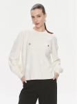 TWINSET Megztinis 241TP3090 &Eacute;cru Loose Fit