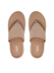 Skechers &Scaron;lepetės per pir&scaron;tą Go Walk Arch Fit 2.0 Sandal-Carrie 140861/TPE Smėlio